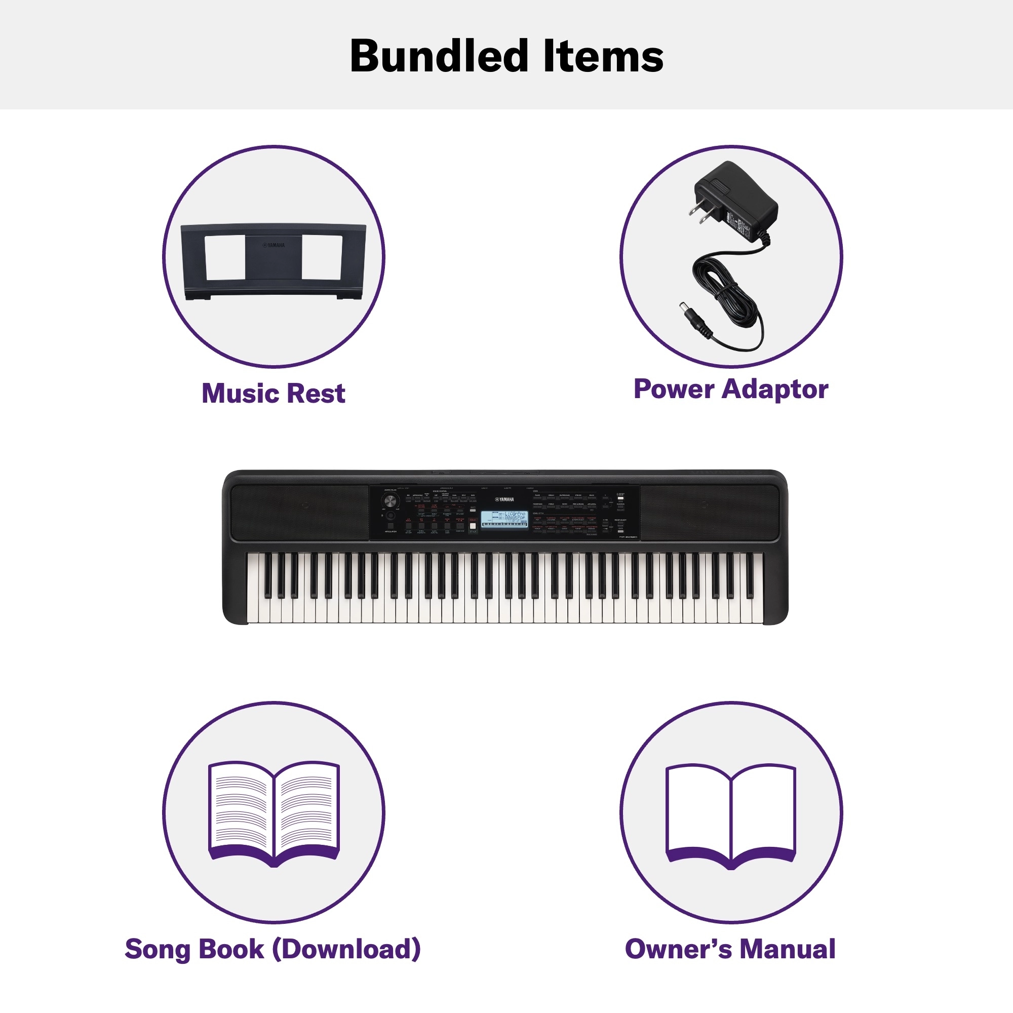 Yamaha PSR-EW320 Portable Keyboard With 76 Keys