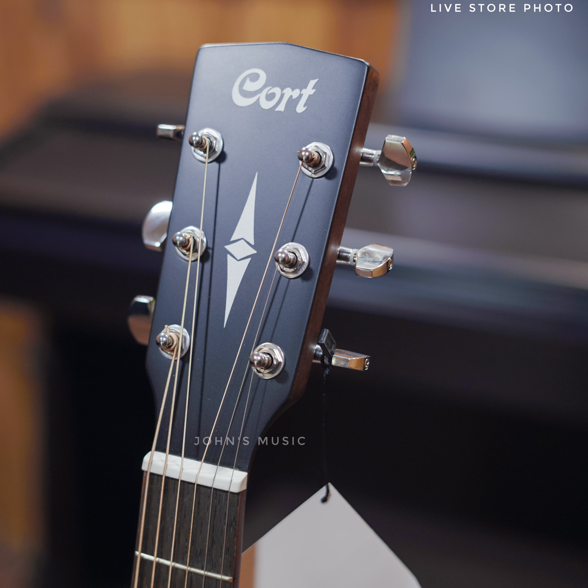 Cort AF500C Standard Series Open Pore Cutaway Acoustic Guitar Online price in India