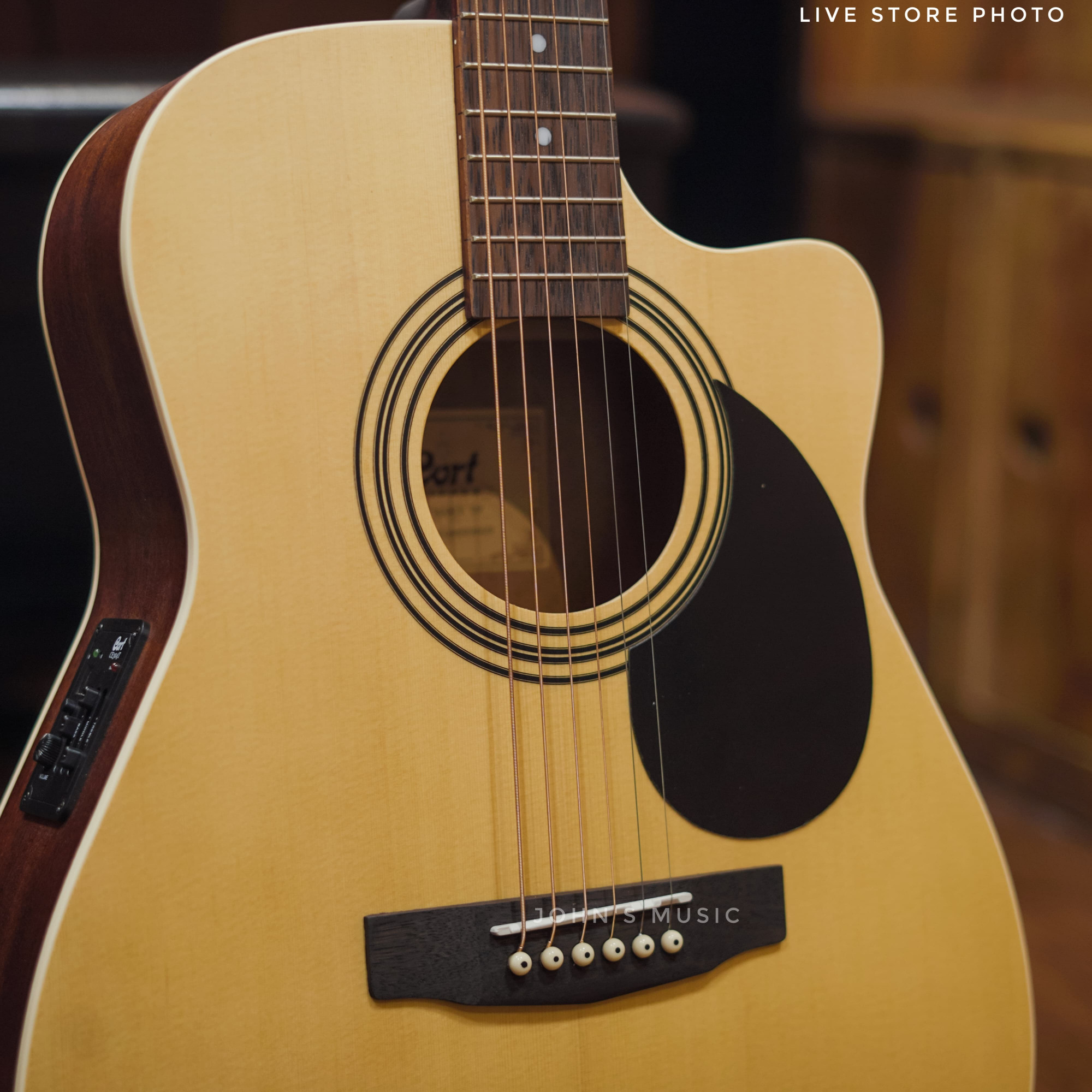 Cort AF500CE Electro Acoustic Guitar Online price in India