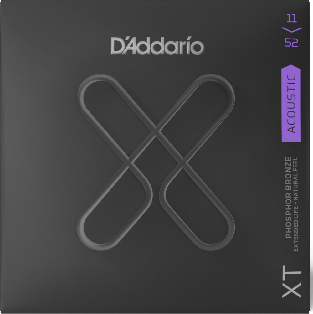 DAddario XT Phosphor Bronze Acoustic Guitar Strings Custom Light 11-52 Online price in India
