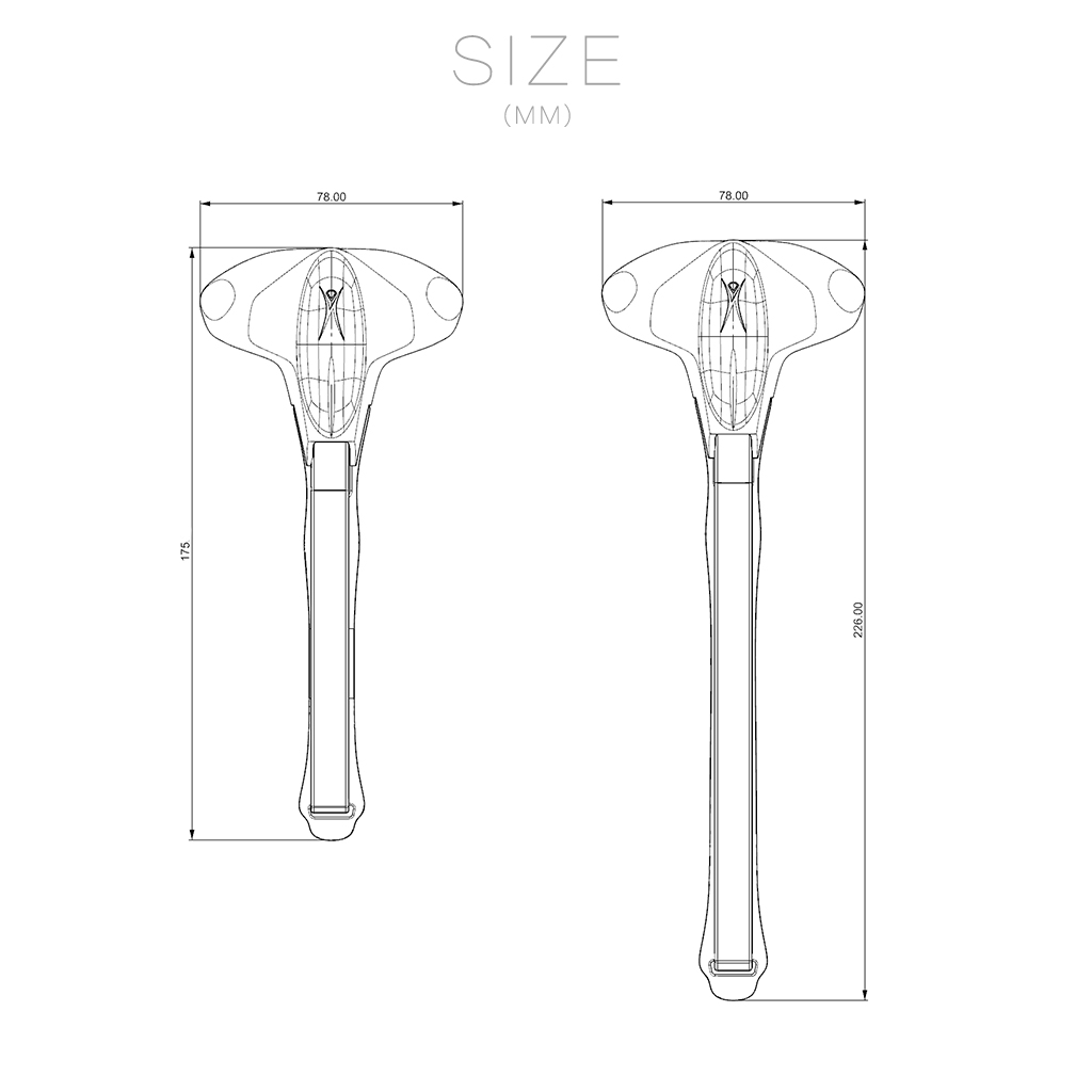 Strydom Manta Guitar Bow - Black