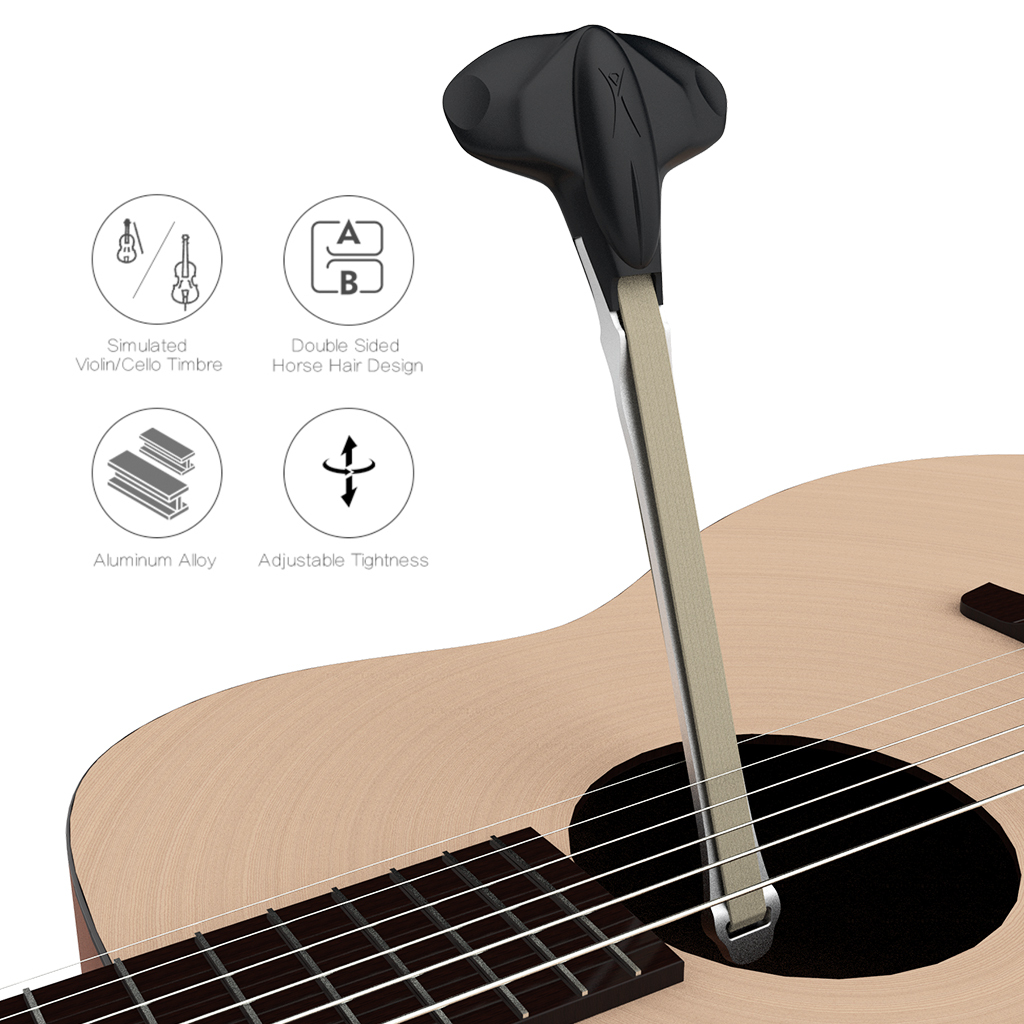 Strydom Manta Guitar Bow - Black Online price in India