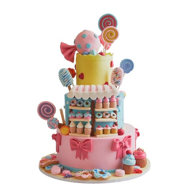 Candyland Birthday Cake