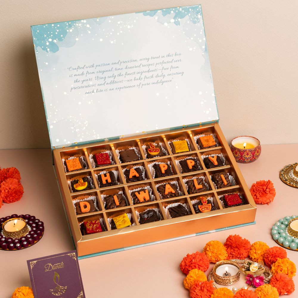 Happy Diwali Brownie Box
