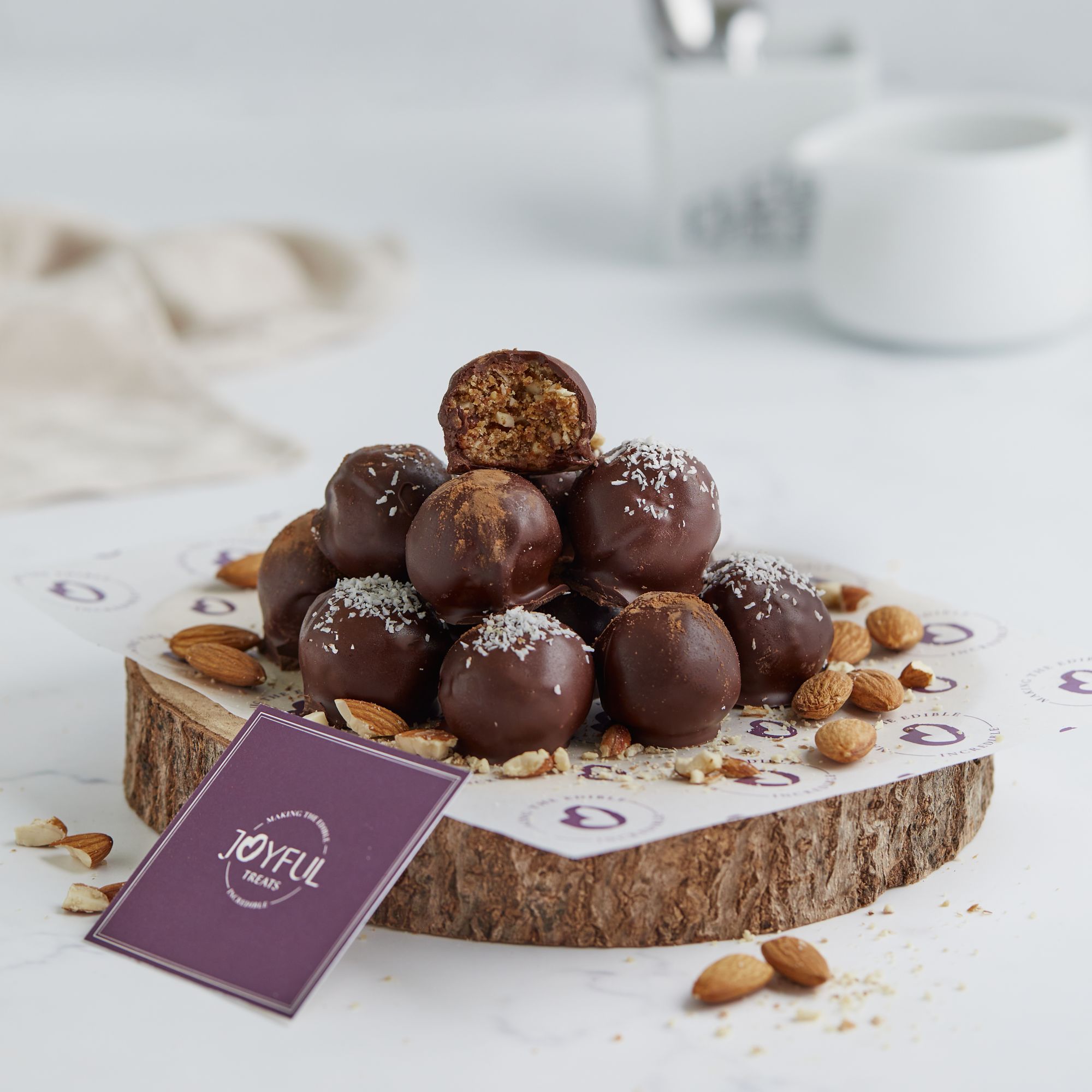 Chocolate almond Truffles