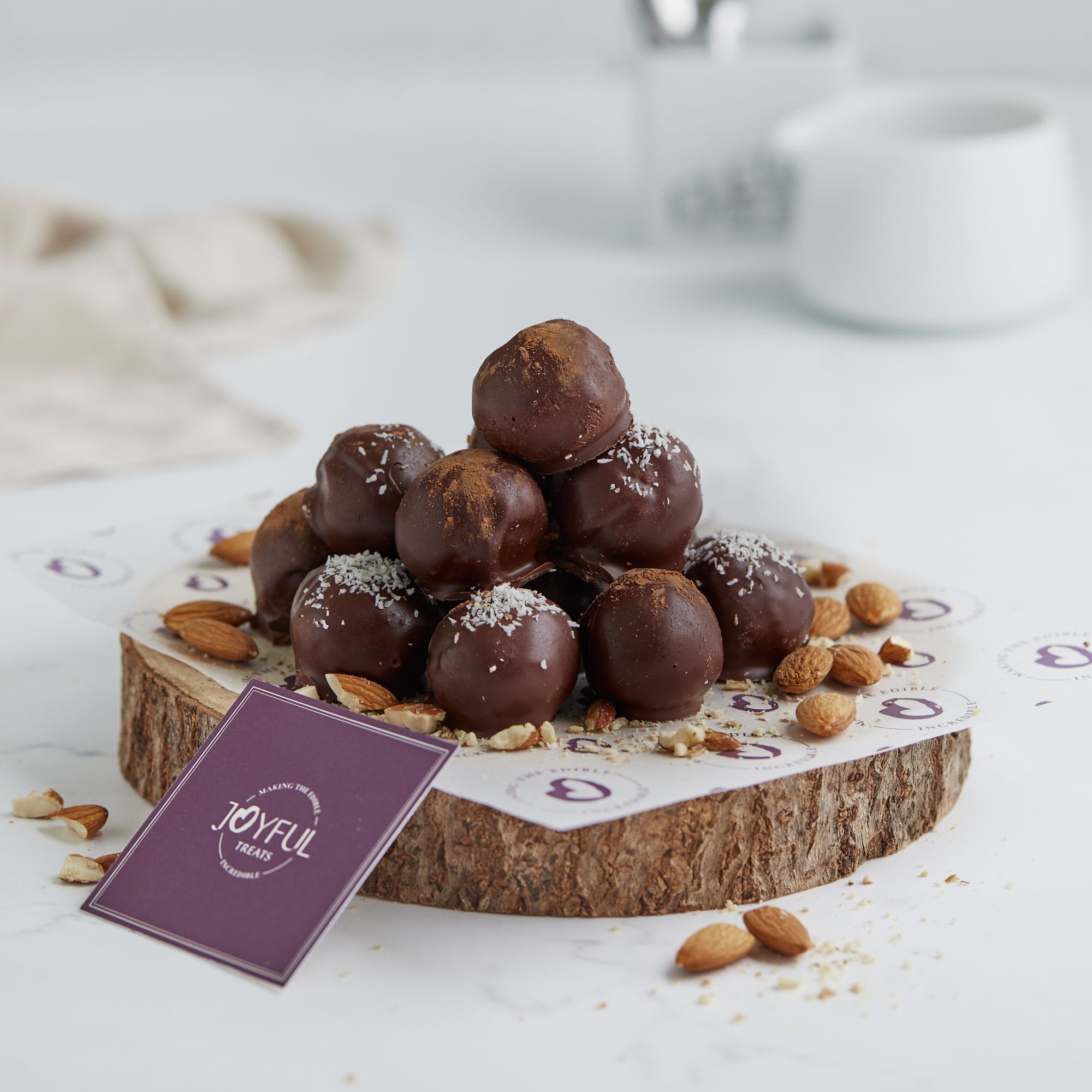 Chocolate almond Truffles