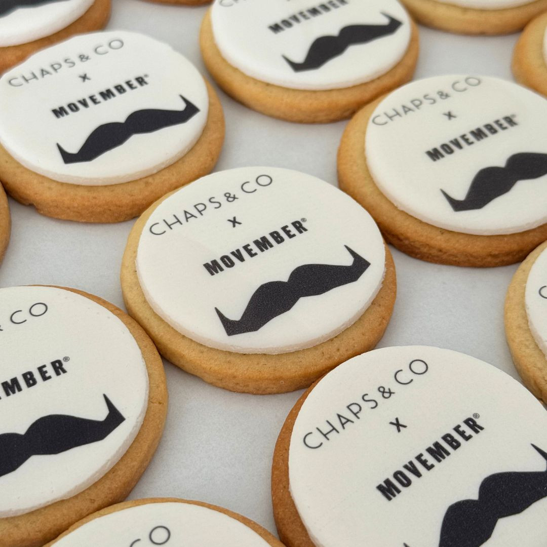 Corporate cookies with edible logos