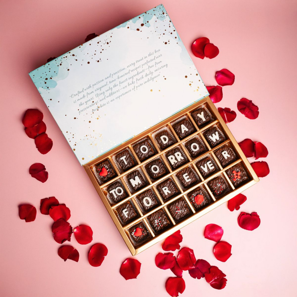 Image of Today, Tomorrow &amp; Forever Brownie Gift Box