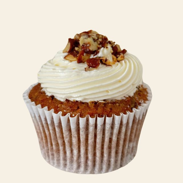 Pecan Carrot Cupcake