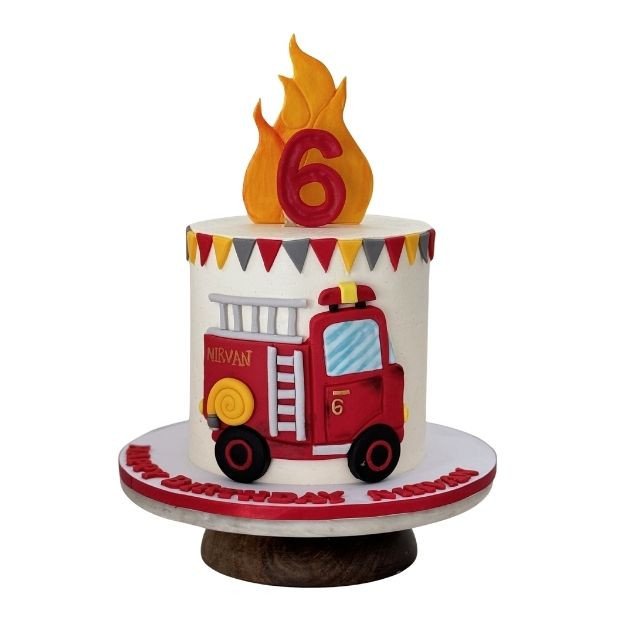 Firetruck Cake