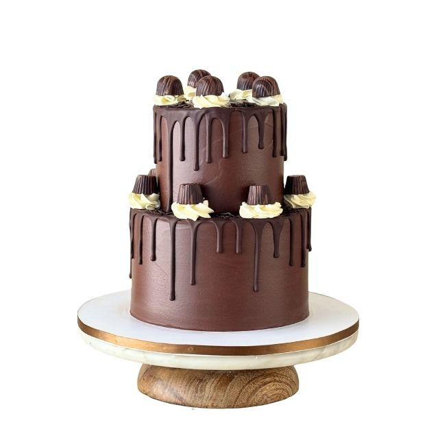 2-Tier Classic Chocolate Cake