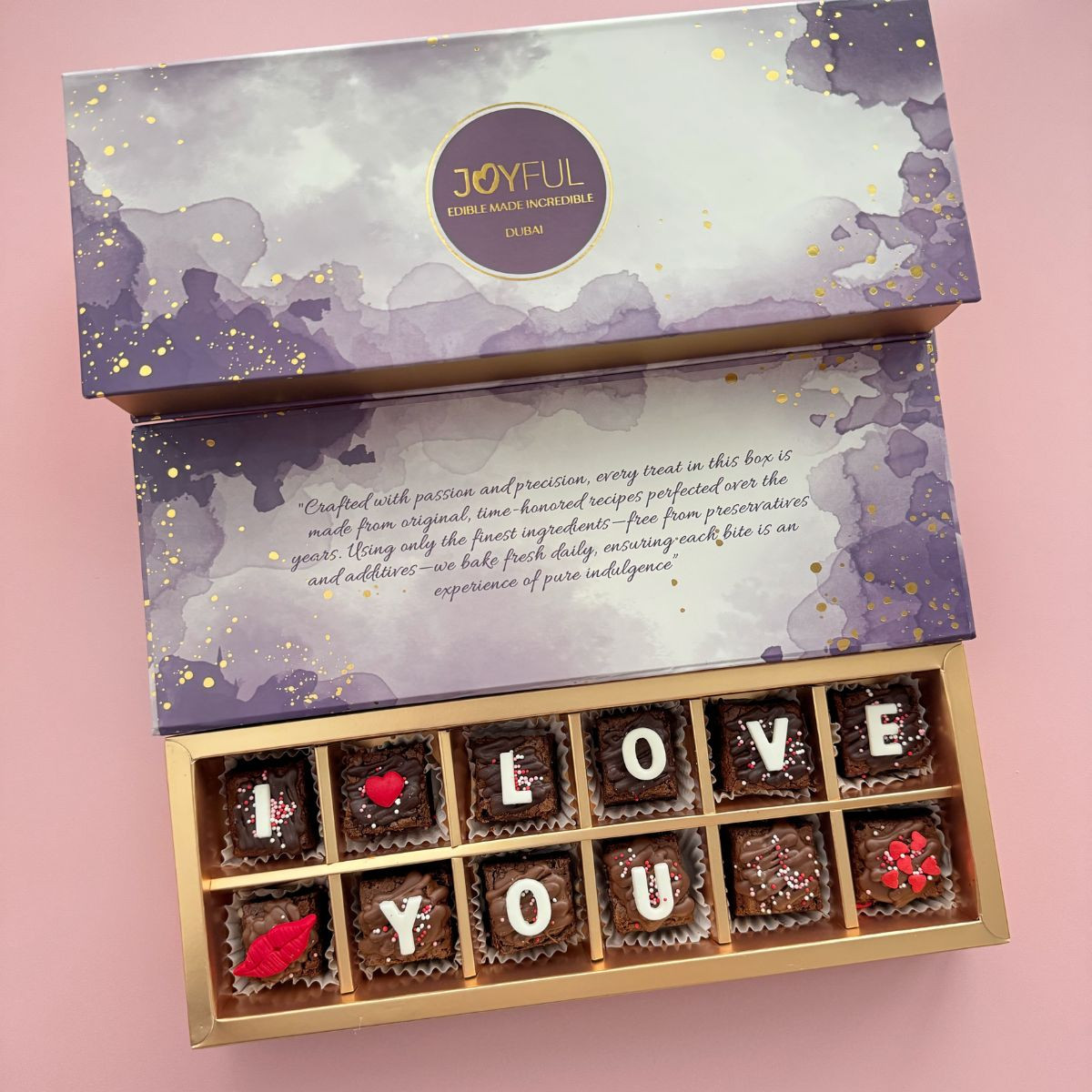 I Love You Brownie Gift Box