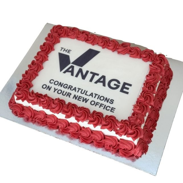 Logo Print Cake