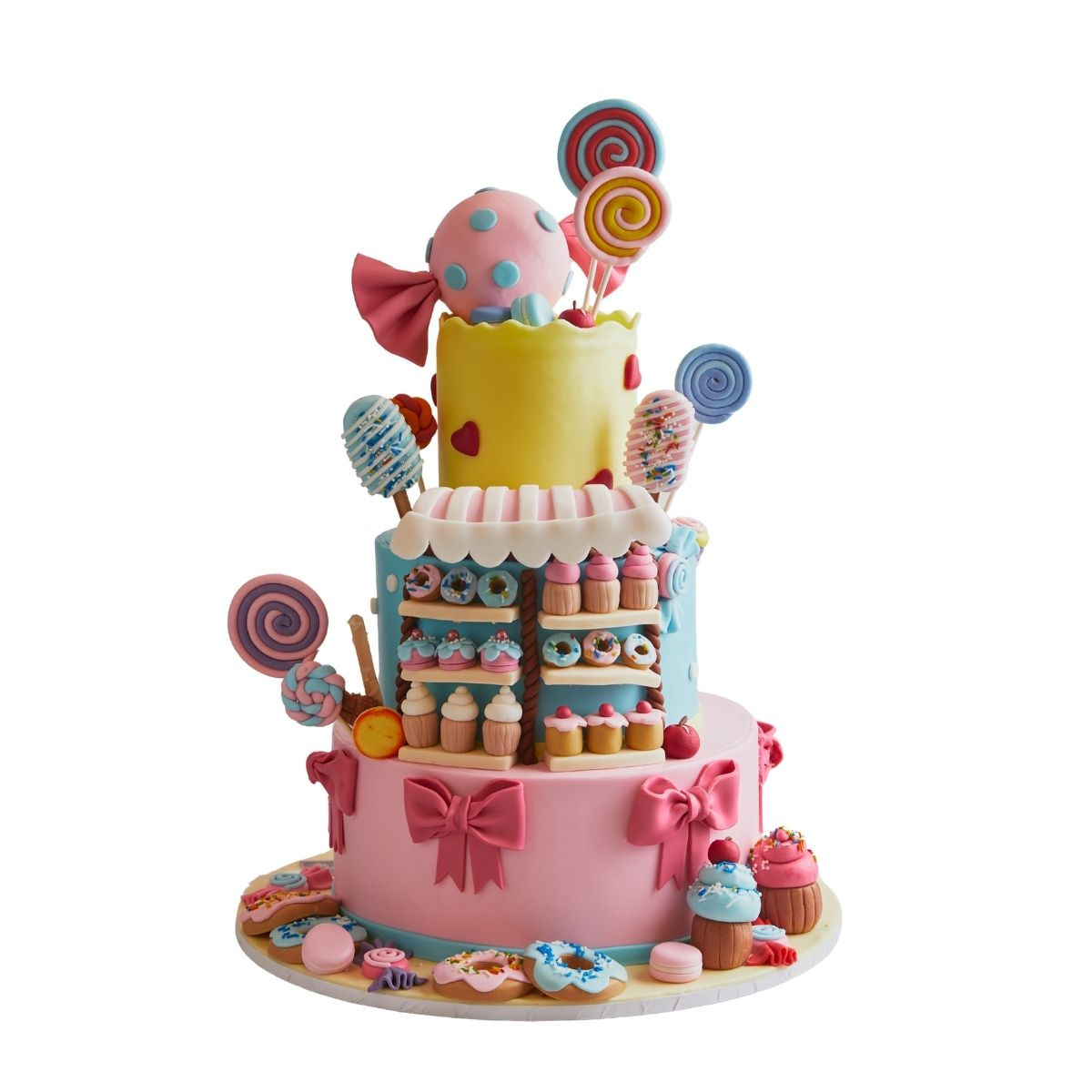 Candyland 3 tier Cake