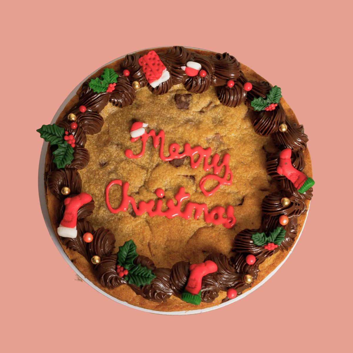 Merry Christmas Cookie Cake
