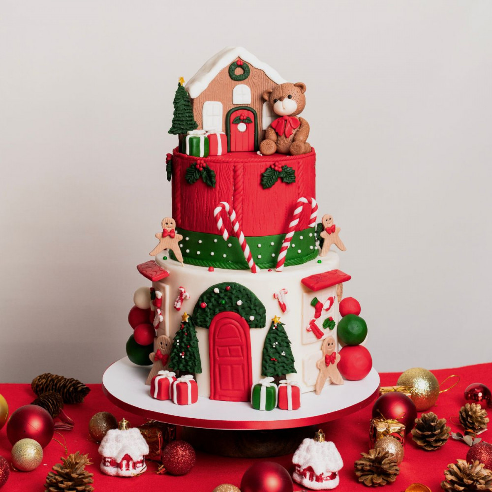 Image of Christmas Theme Cake
