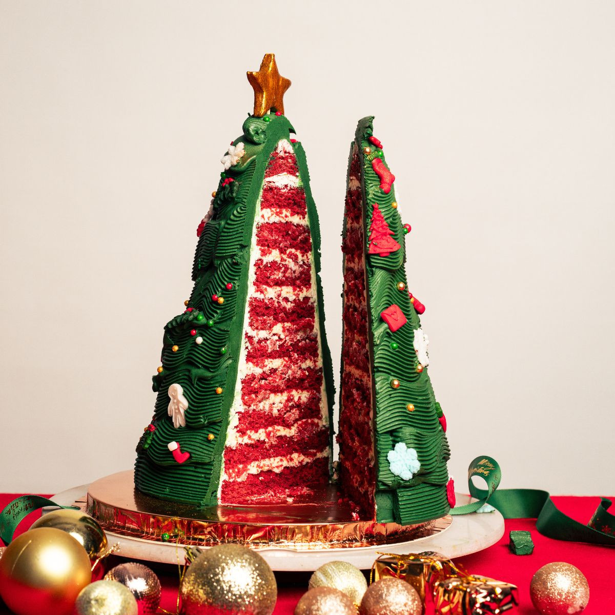 Christmas Tree Show Stopper Cake
