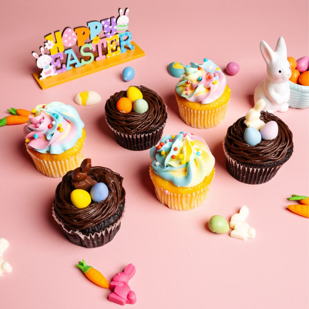 Image of Festive Easter Cupcakes