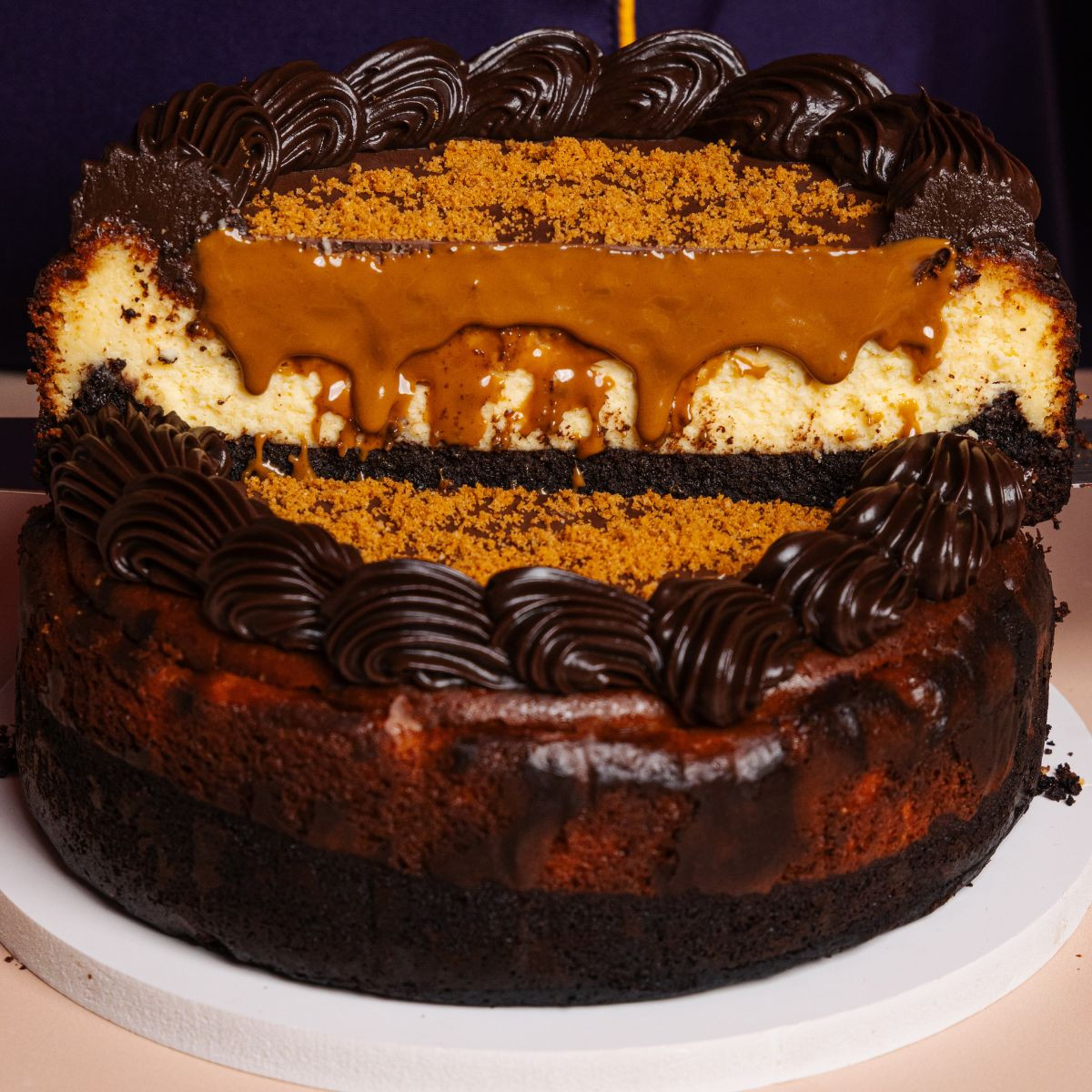 Fudge de Basque - Biscoff