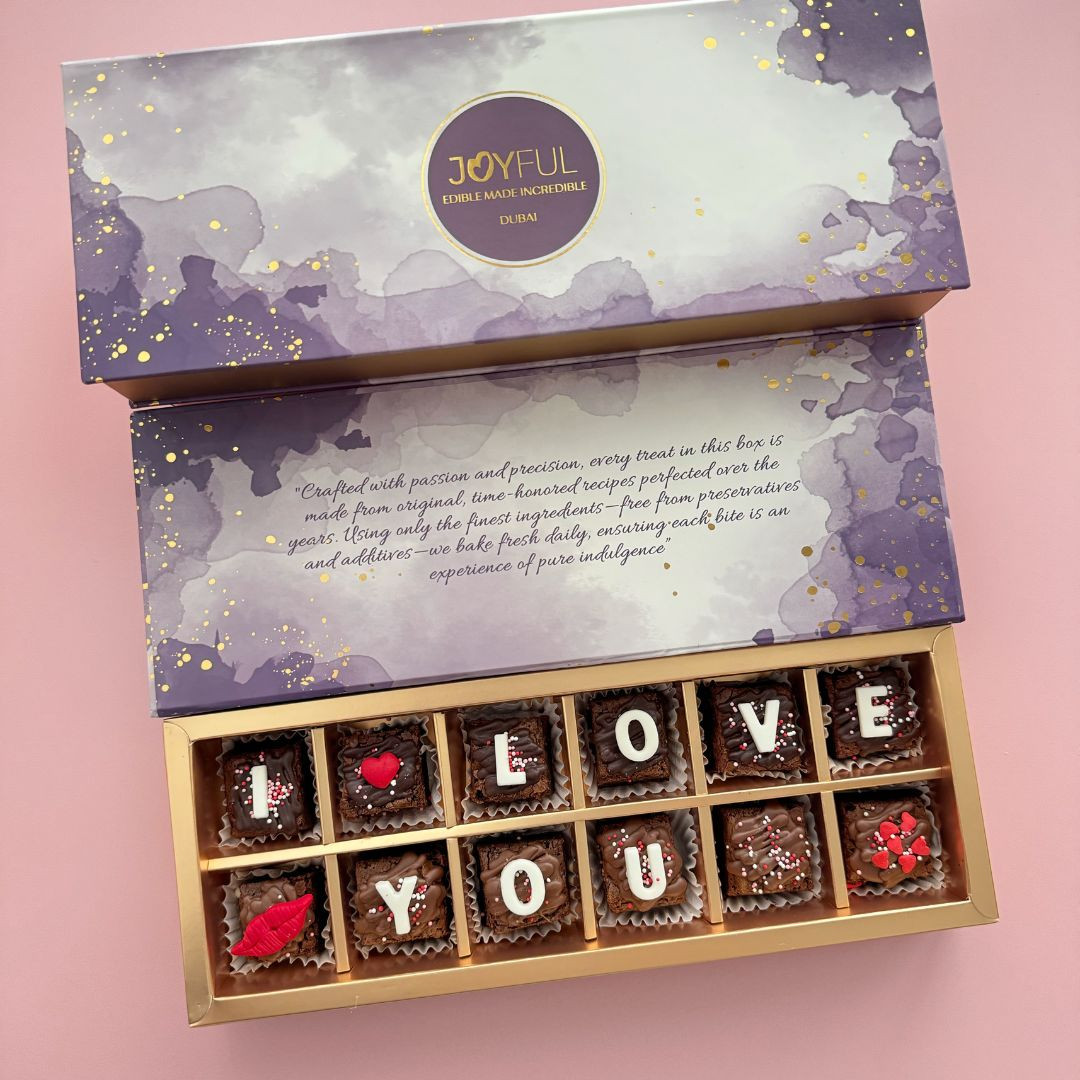 Love You Brownie gift box