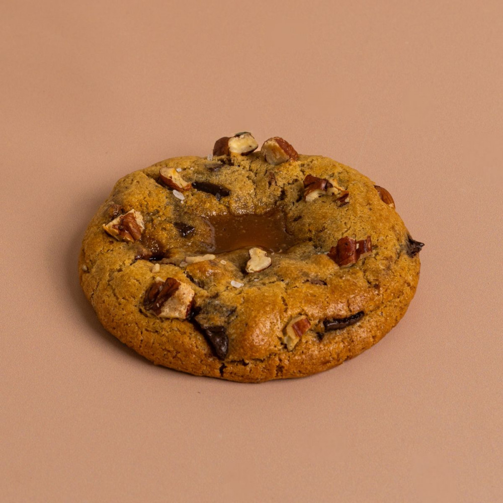 Image of Pecan salted caramel cookies