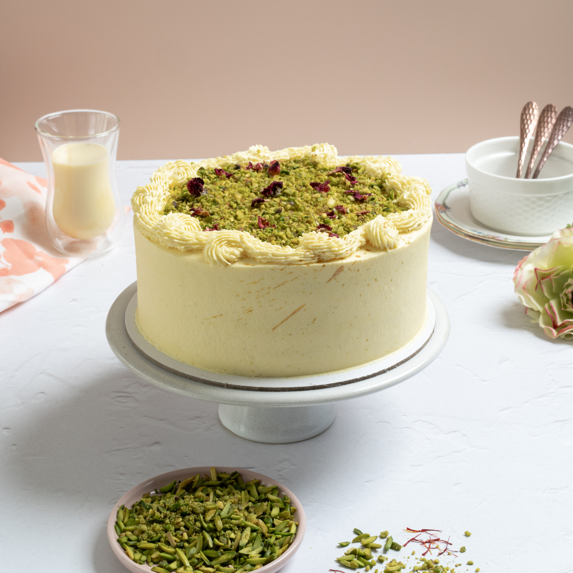 Saffron Milk Cake