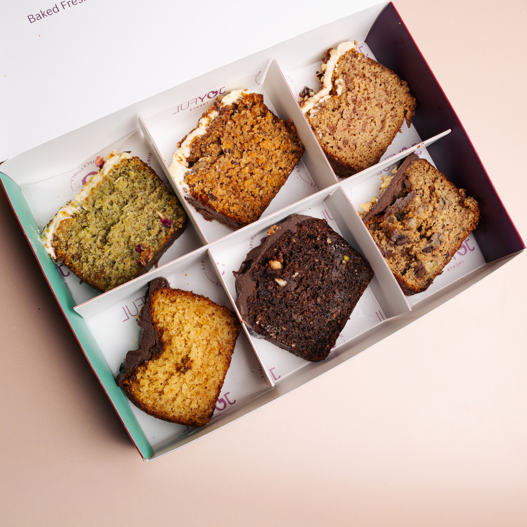 Assorted Tea Cake Slice Box