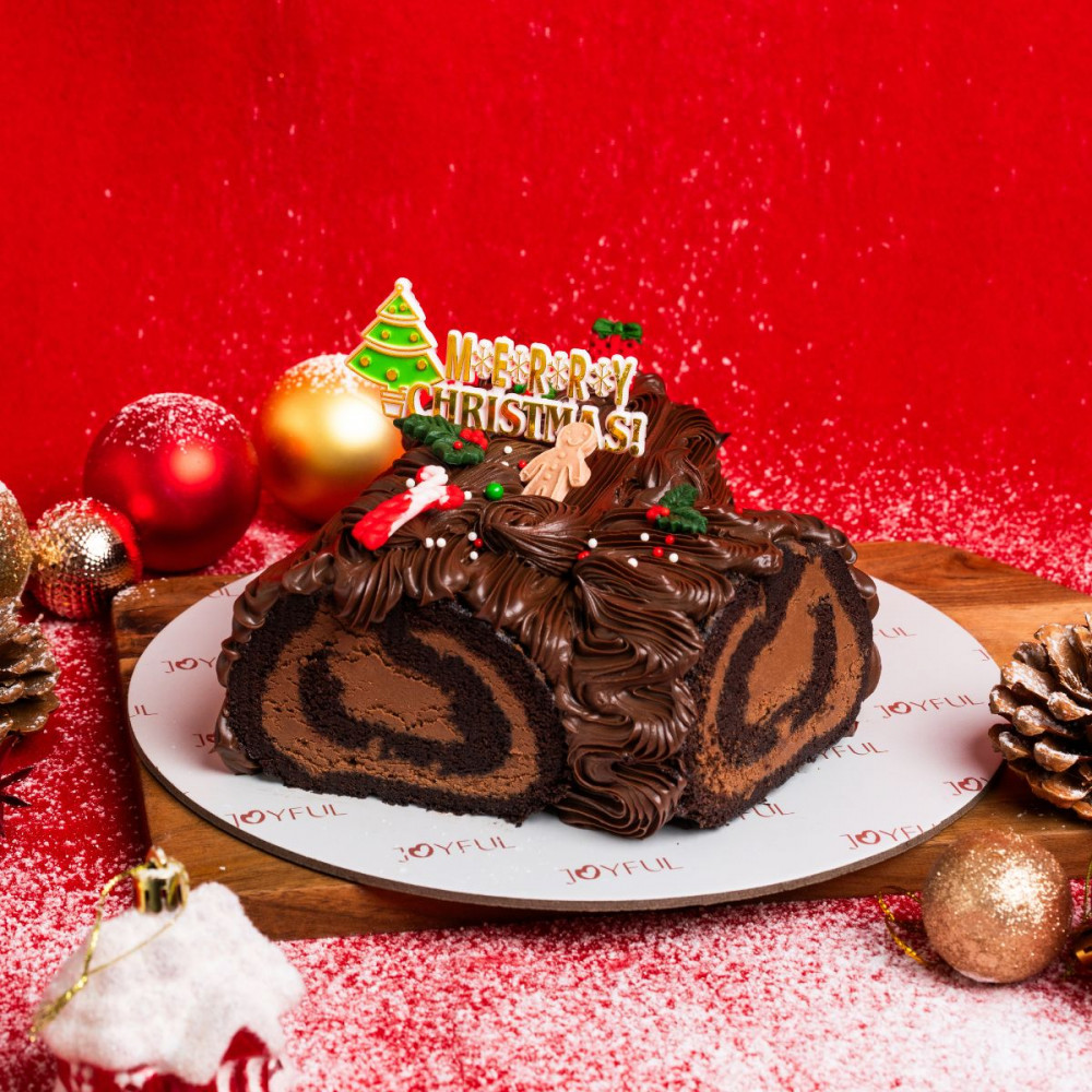 Image of Christmas Yule Log