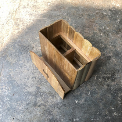 Bamboo Tissue Holder
