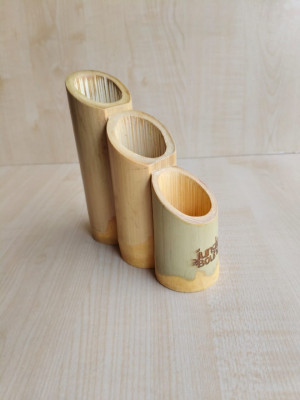 Bamboo Pen Stand