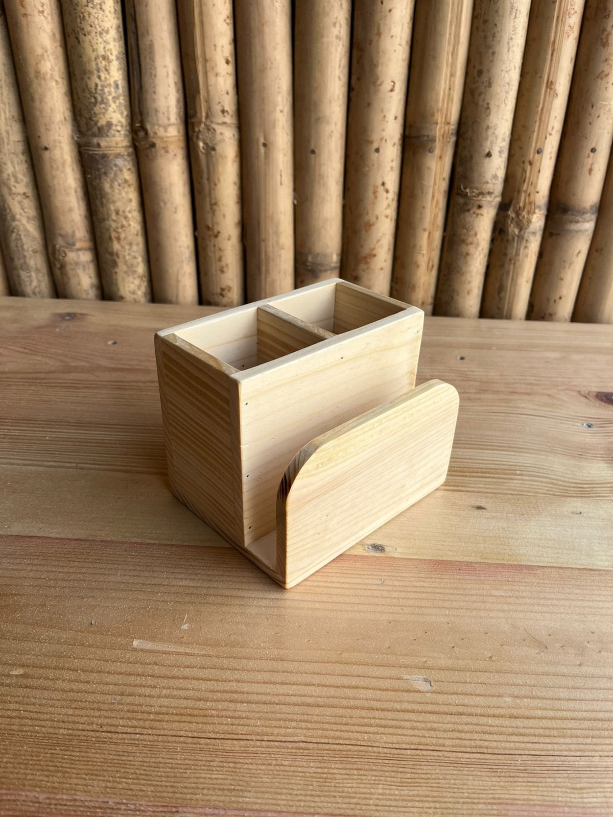 Wood Cutlery Stand