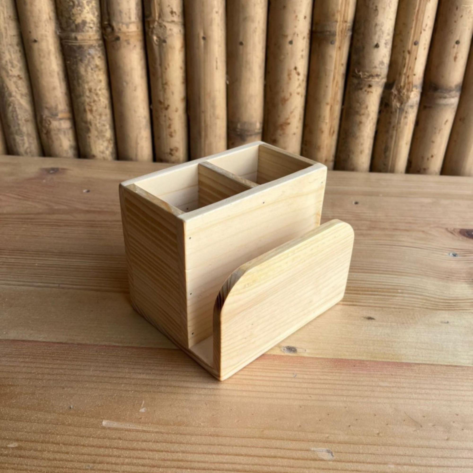 Wood Cutlery Stand