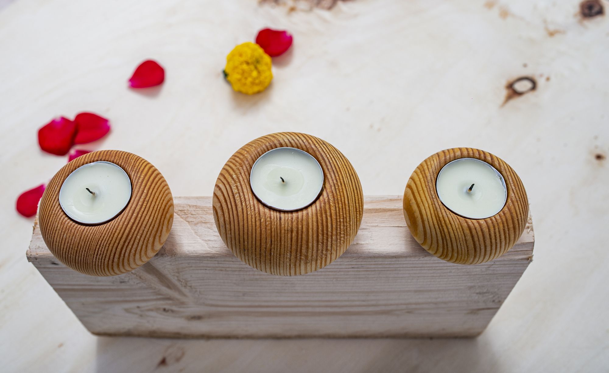 Decorative Candle Holder - Set of 3