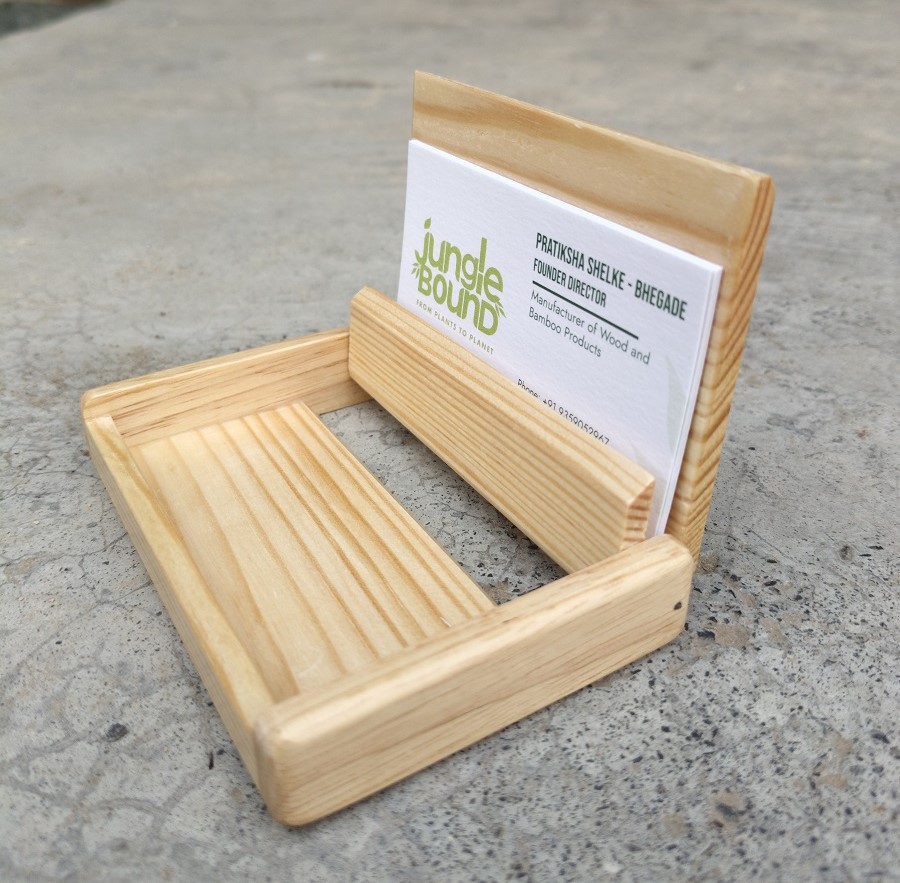 Wooden Card Holder
