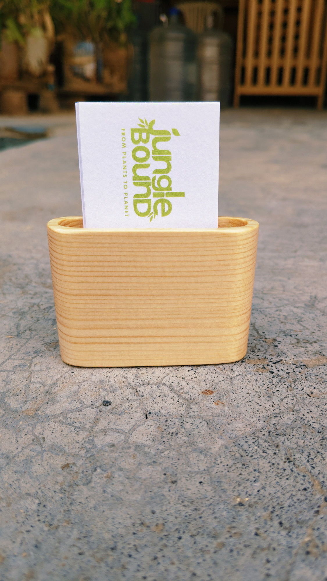 Wooden Card Holder