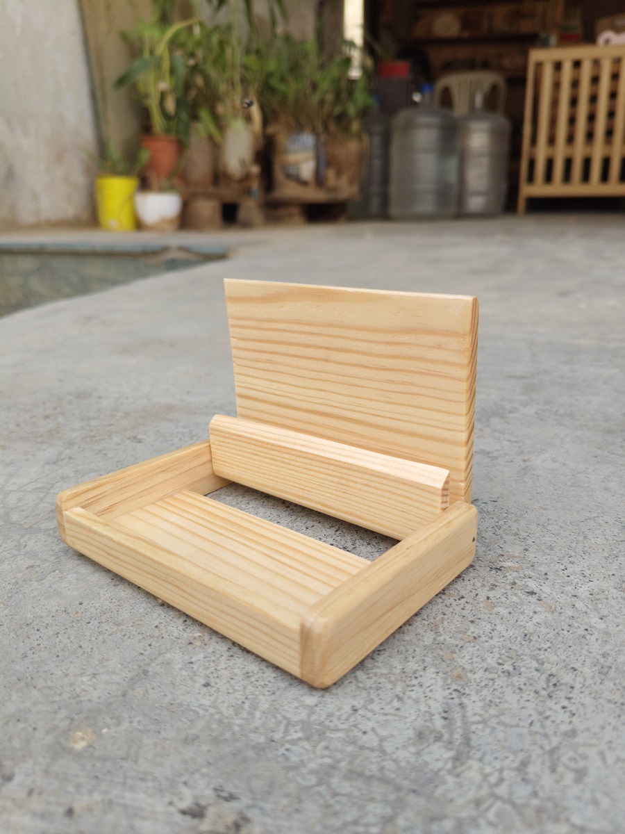 Wooden Card Holder