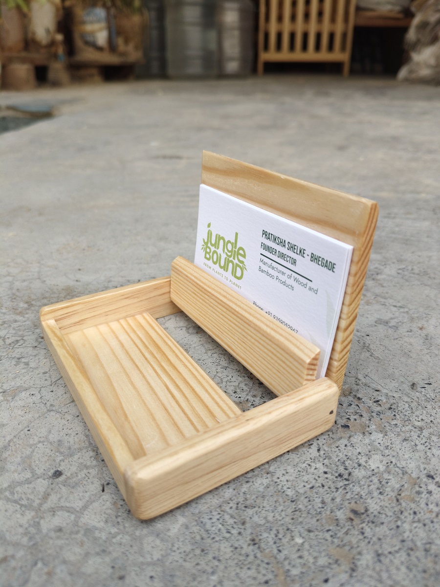 Wooden Card Holder