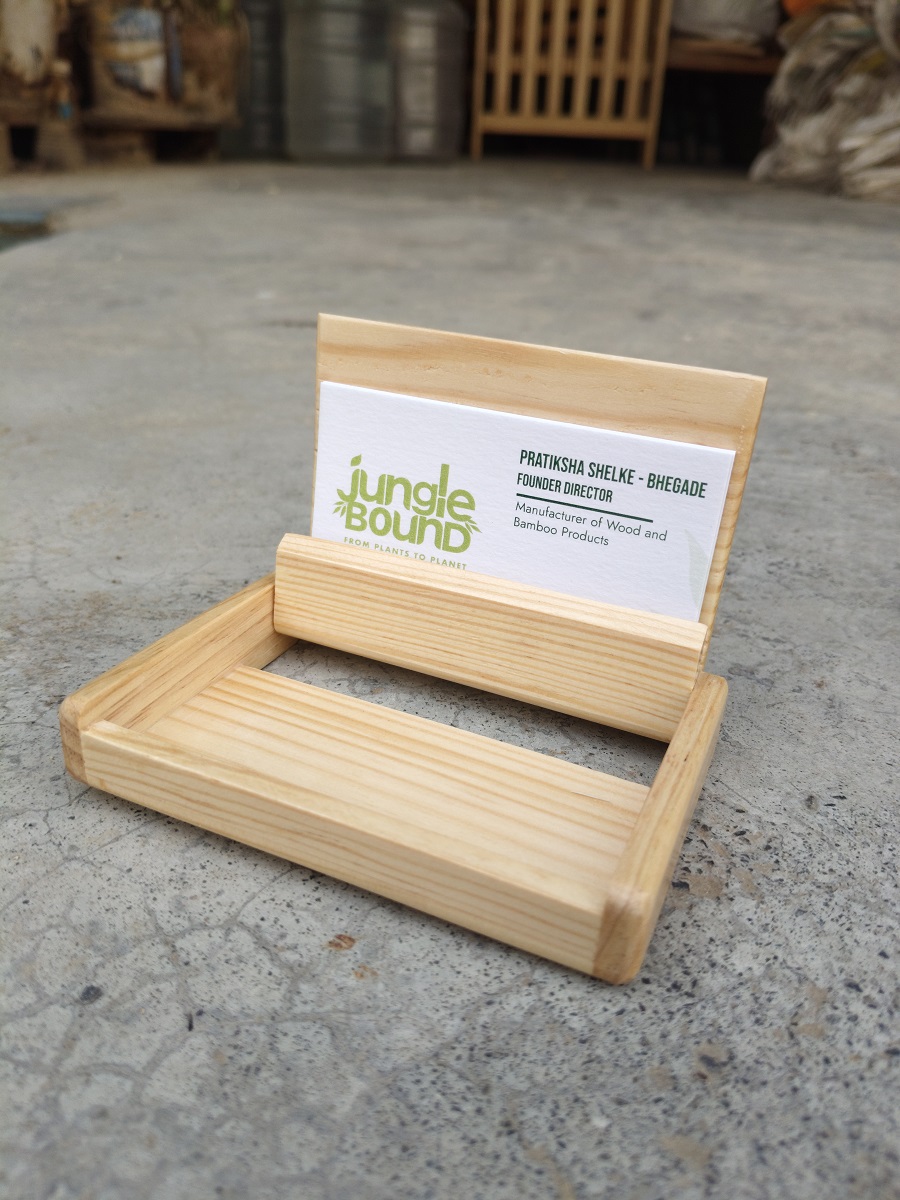 Wooden Card Holder