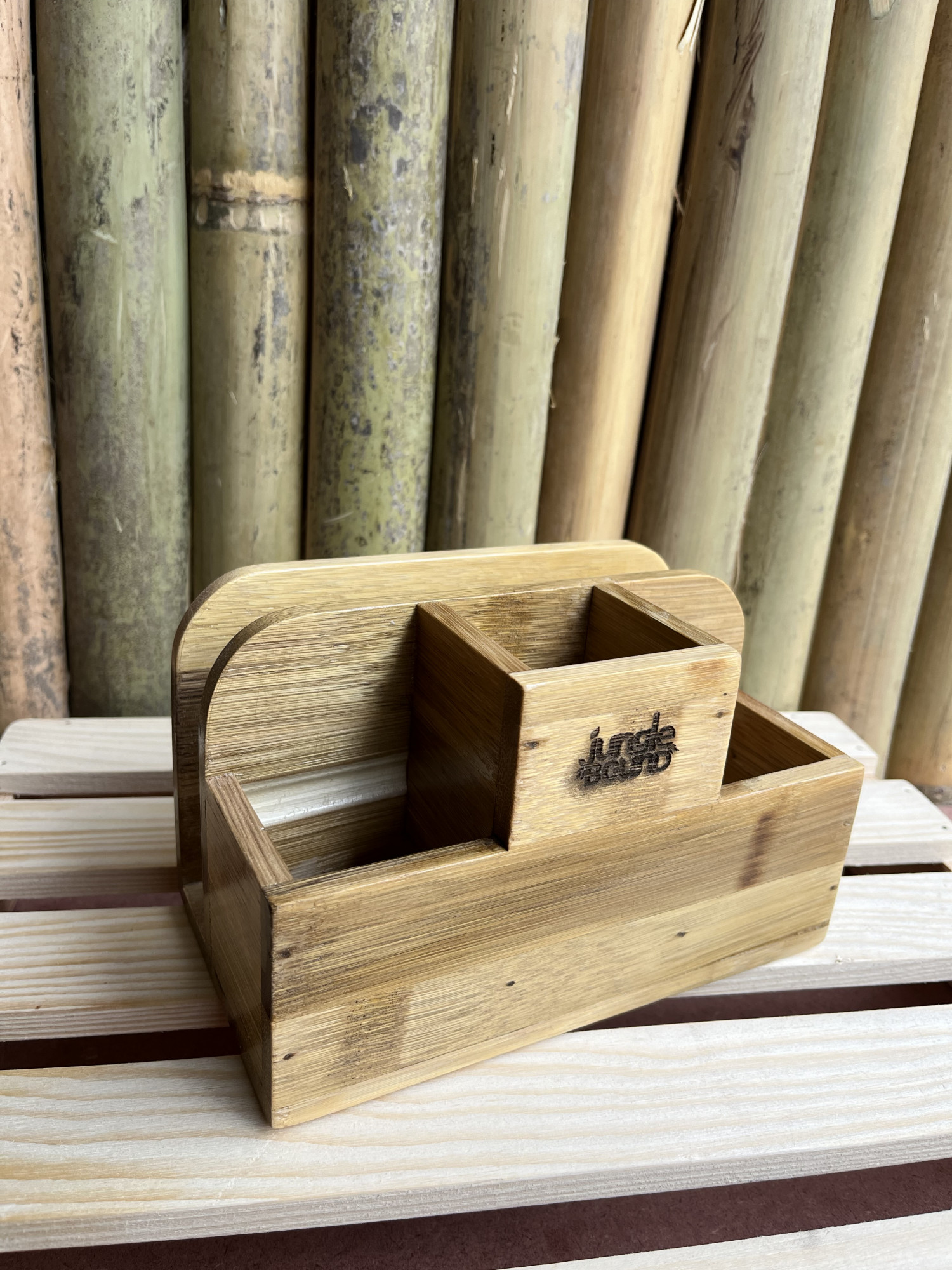 Bamboo Cutlery holder