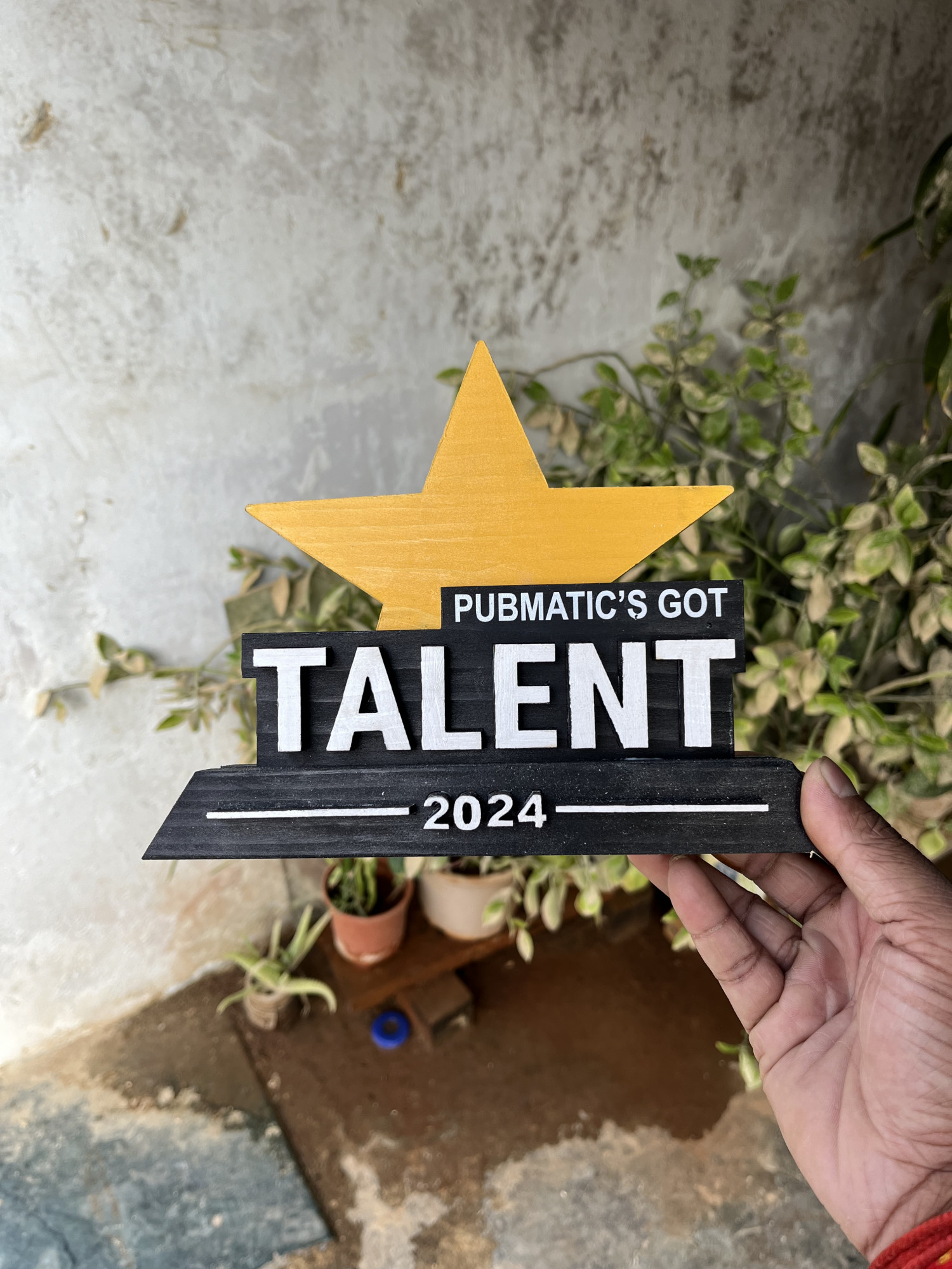 Wooden Talent Trophy