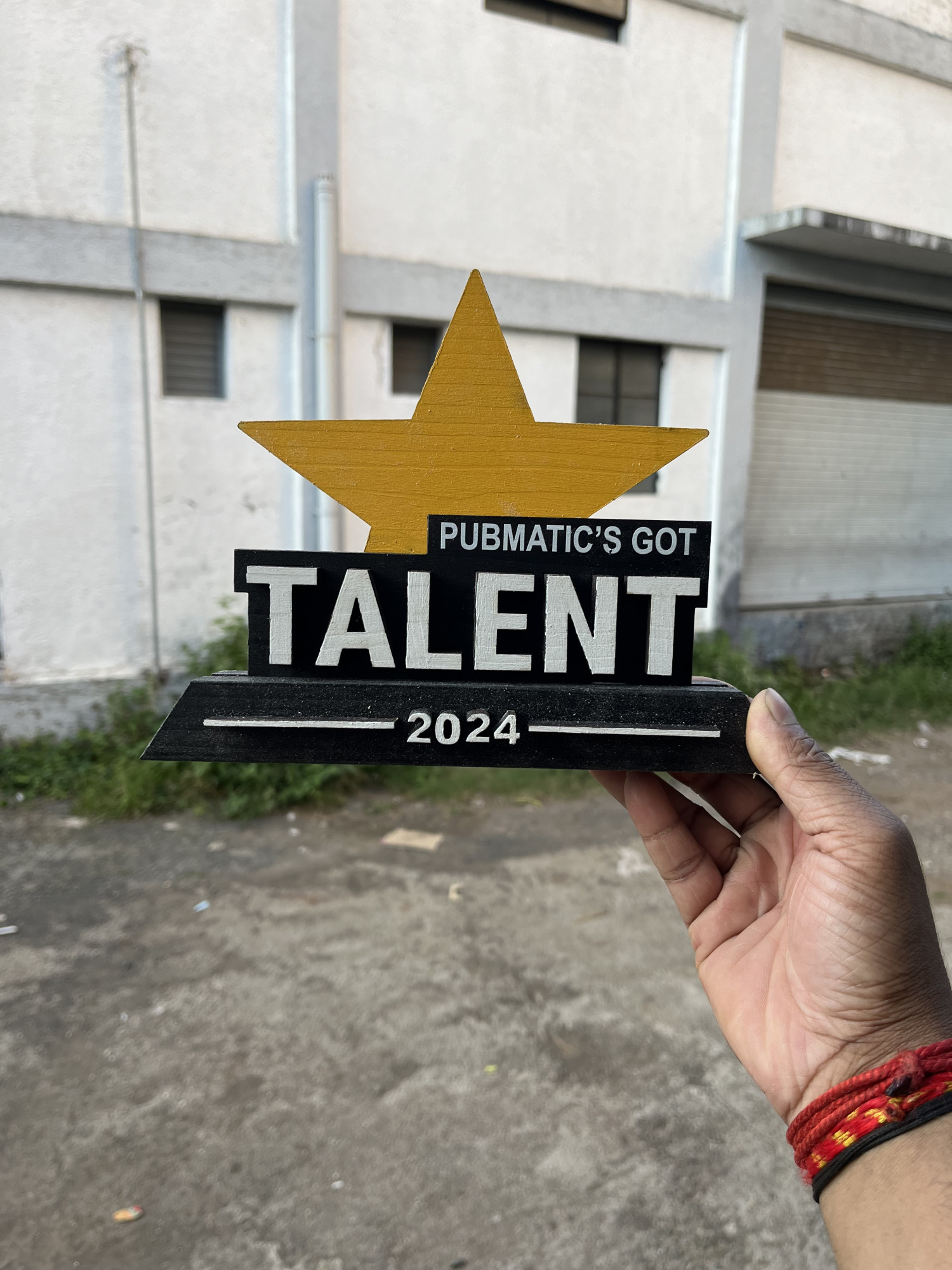 Wooden Talent Trophy