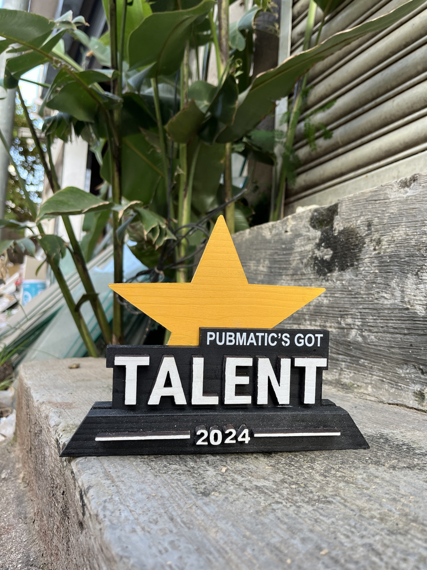 Wooden Talent Trophy