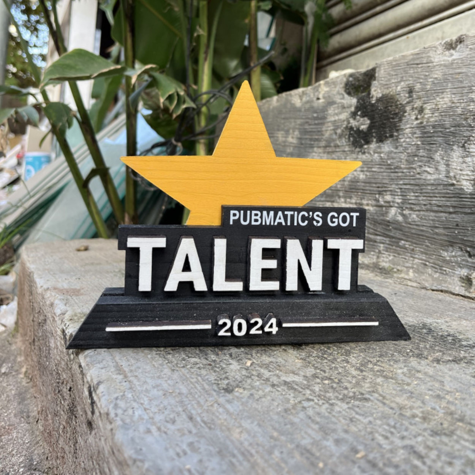 Wooden Talent Trophy
