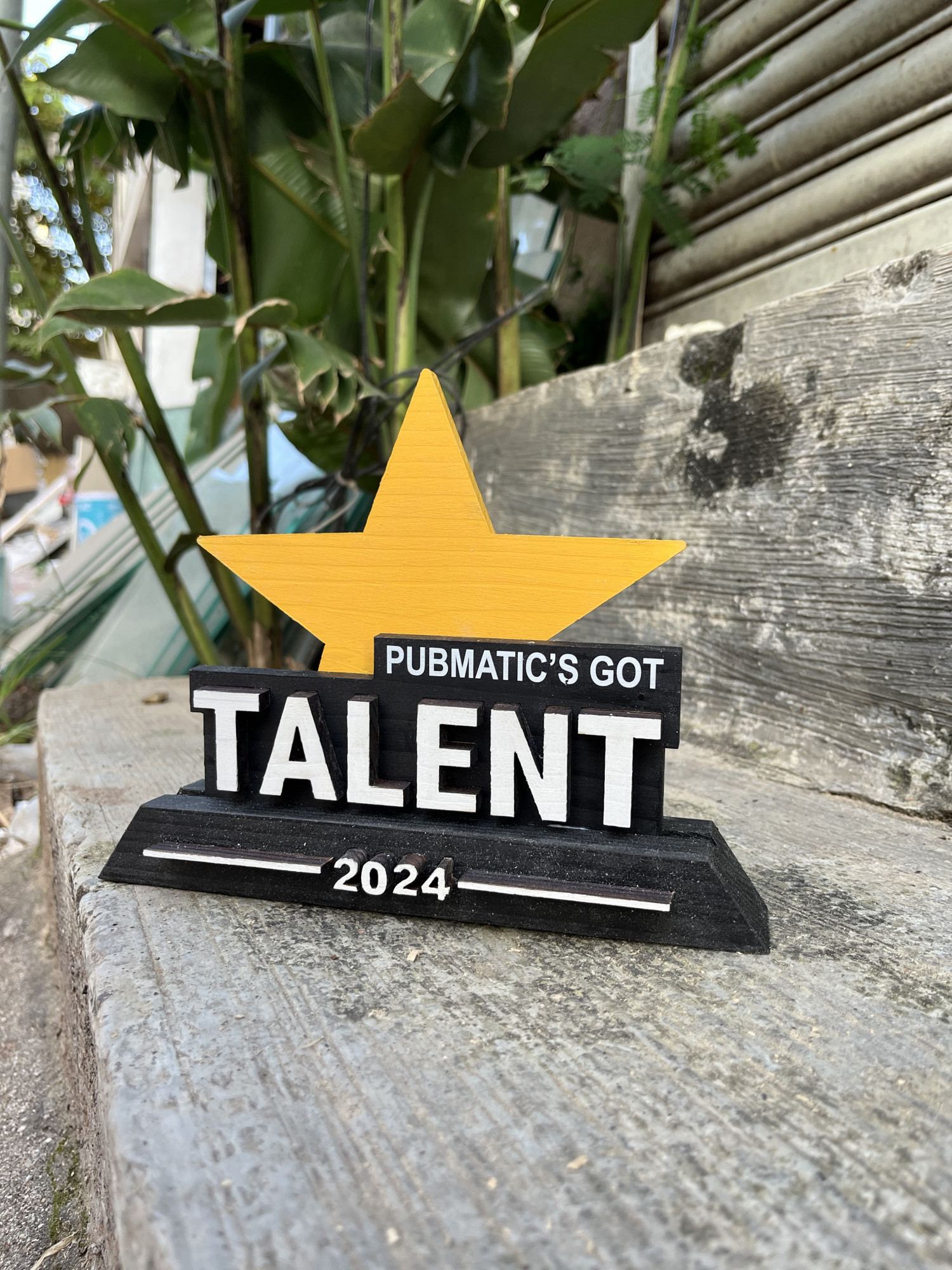 Wooden Talent Trophy