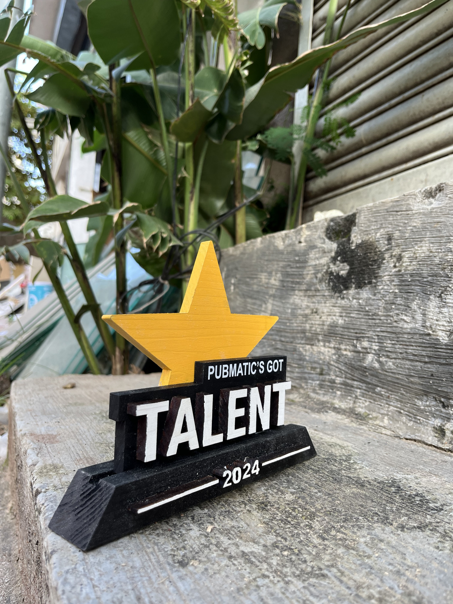 Wooden Talent Trophy