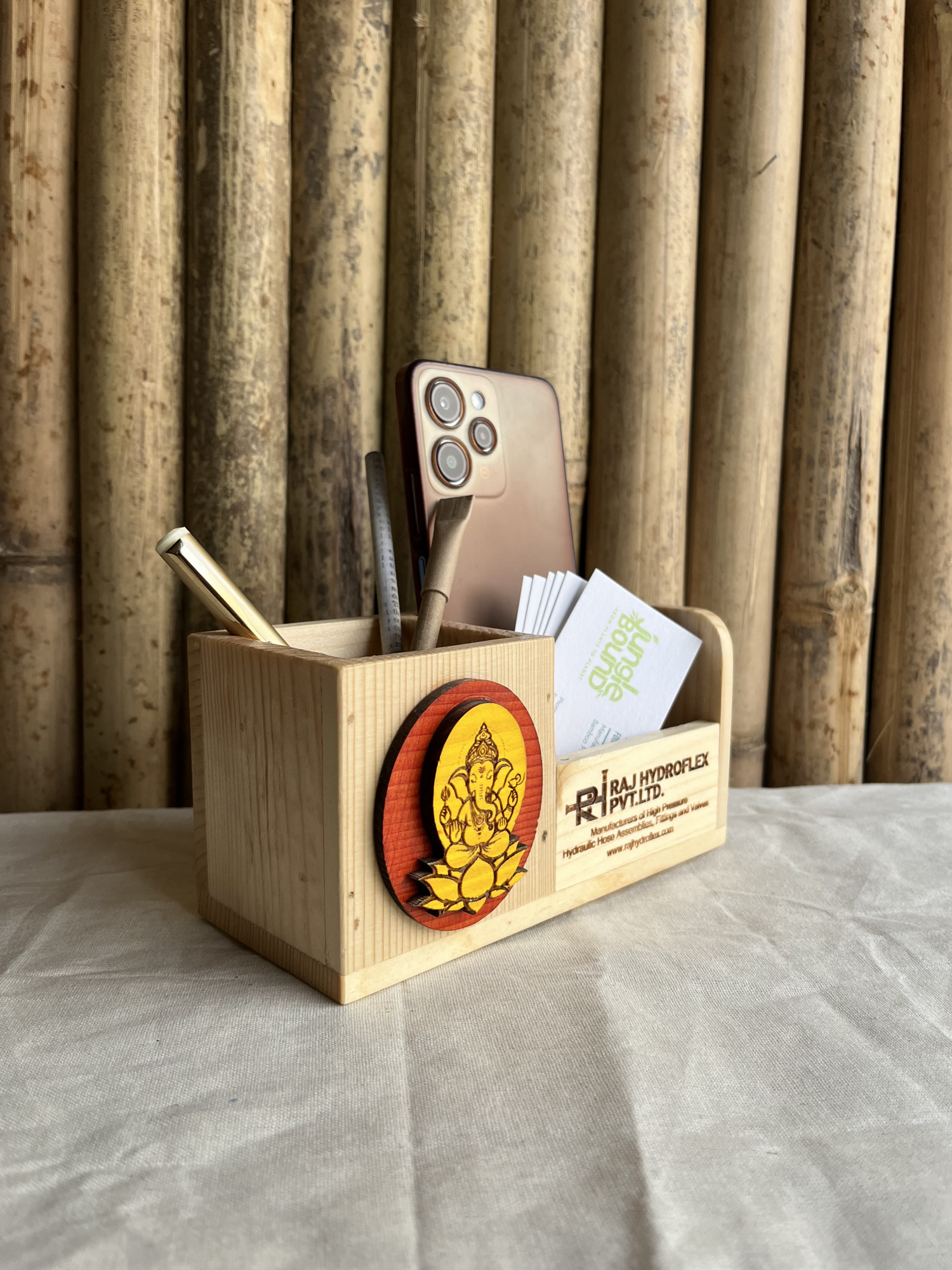 Wooden Desk Organizer