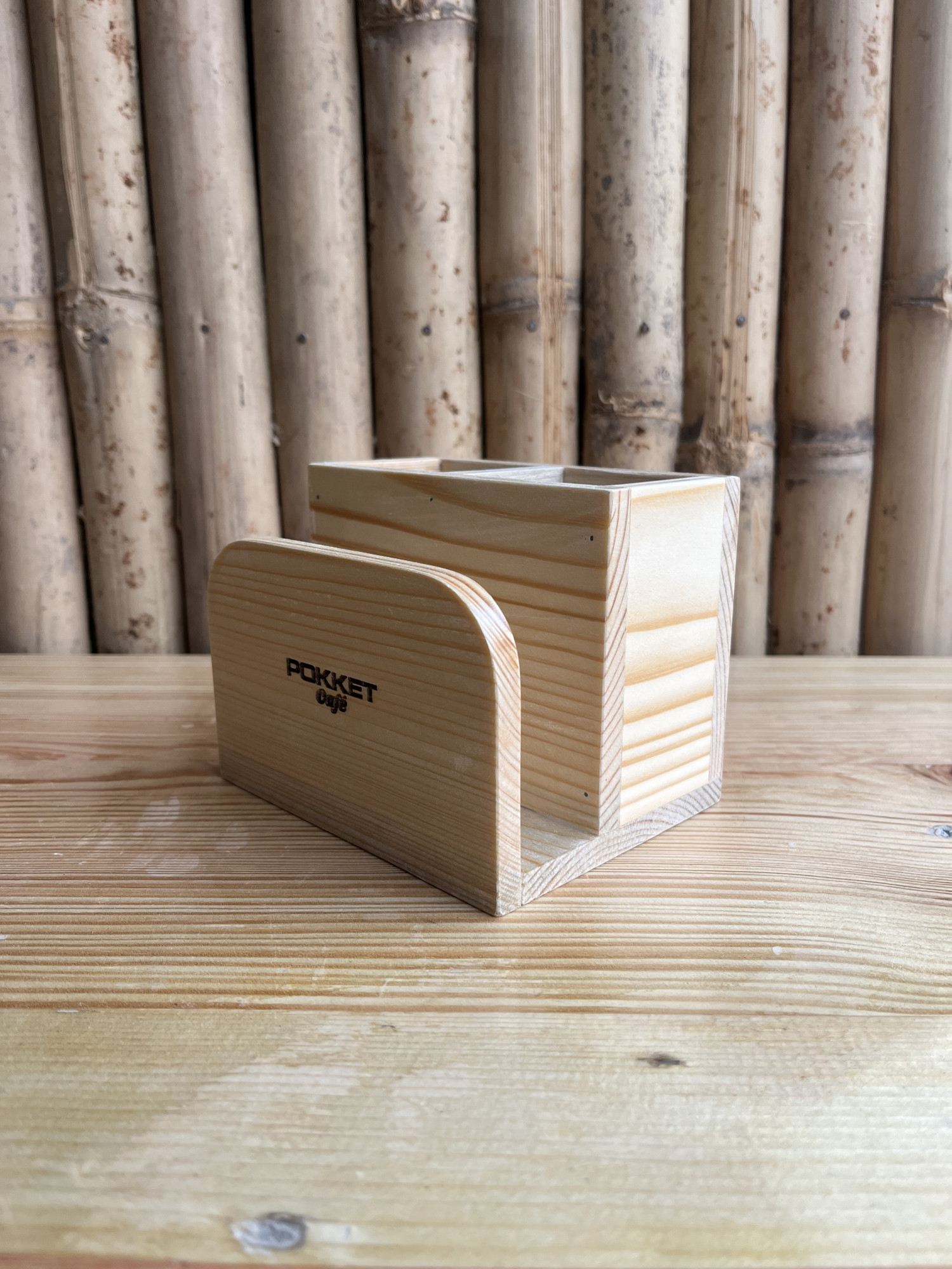 Wood Cutlery Stand