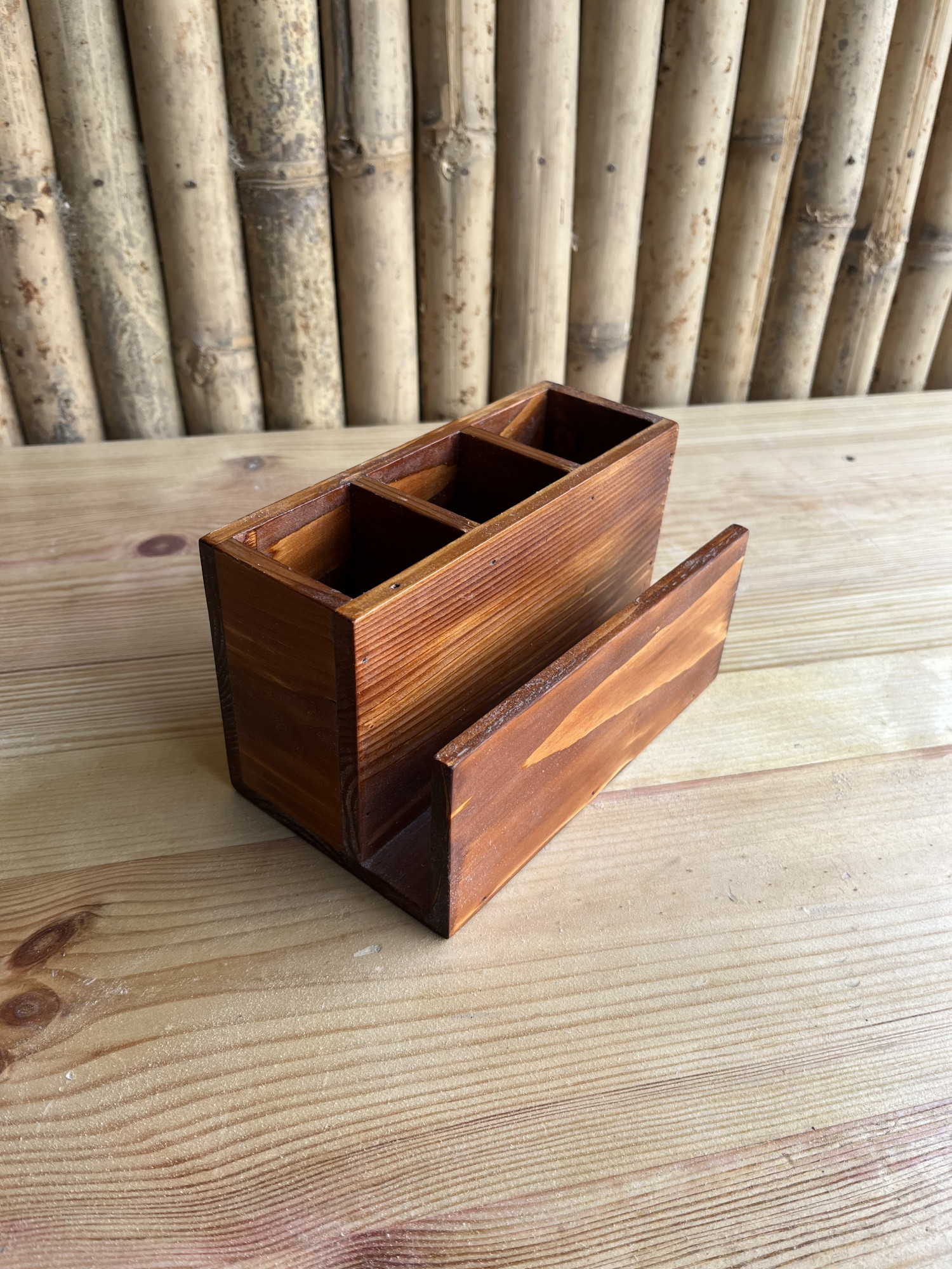 Wooden Cutlery Stand