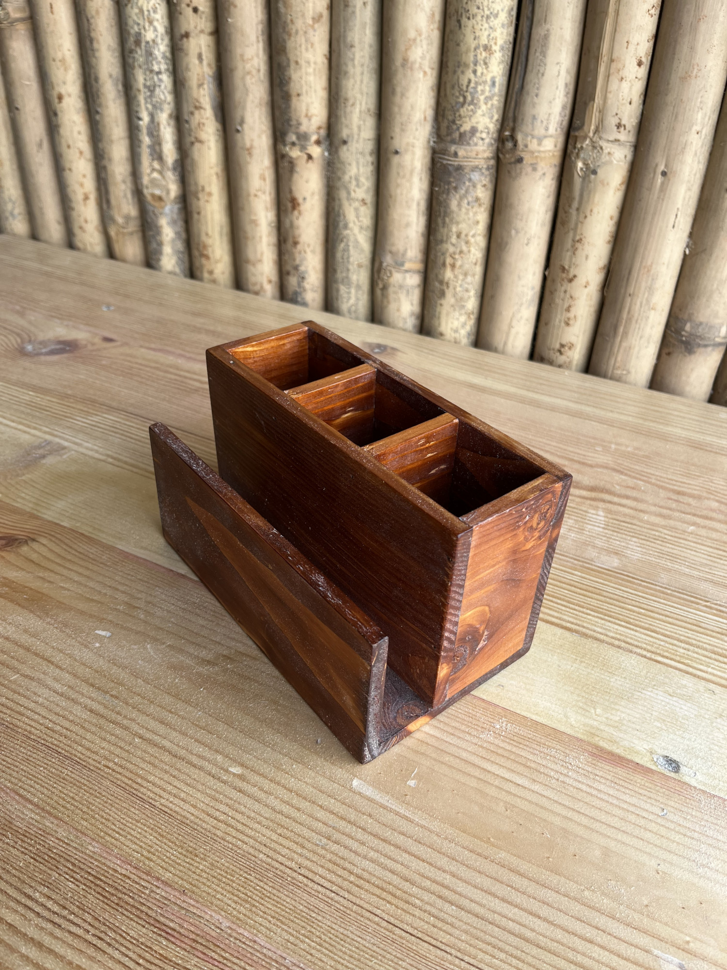 Wooden Cutlery Stand