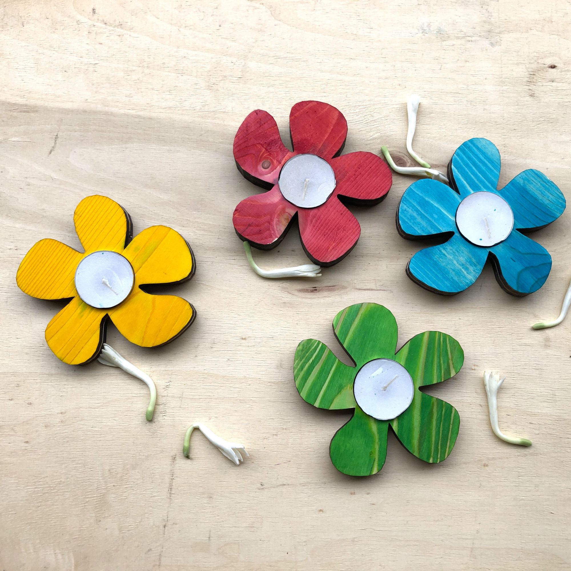 Flower Candle Holder